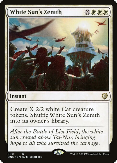 White Sun's Zenith, Phyrexia: All Will Be One Commander 90, rare
