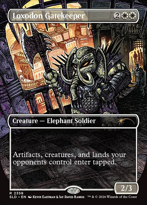 Loxodon Gatekeeper, Secret Lair Drop 2358, rare