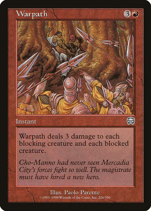Warpath, Mercadian Masques 226, uncommon