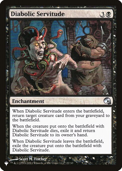 Diabolic Servitude, The List PD3-22, uncommon