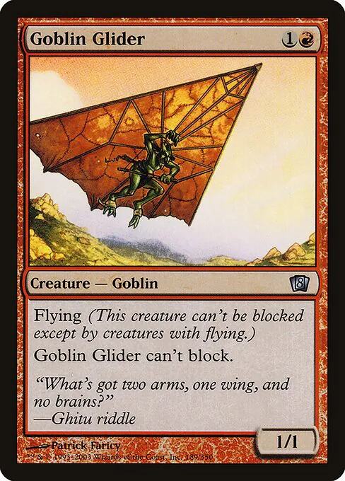 Goblin Glider, Eighth Edition 189★, uncommon