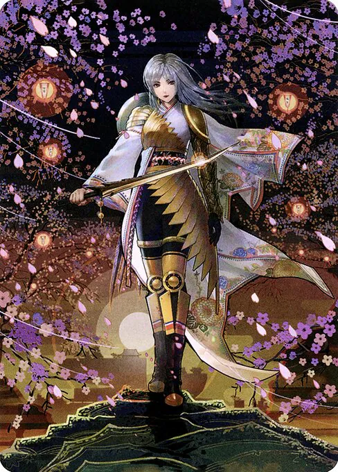 The Wandering Emperor // The Wandering Emperor, Neon Dynasty Art Series 50, common