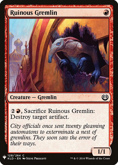 Ruinous Gremlin, The List KLD-128, common