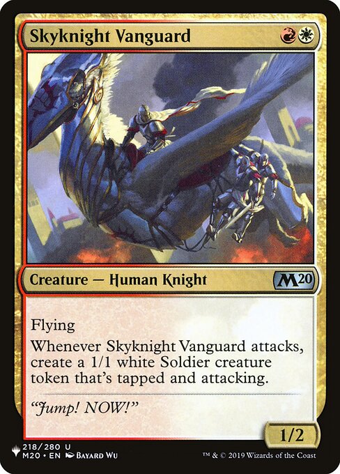 Skyknight Vanguard, The List M20-218, uncommon