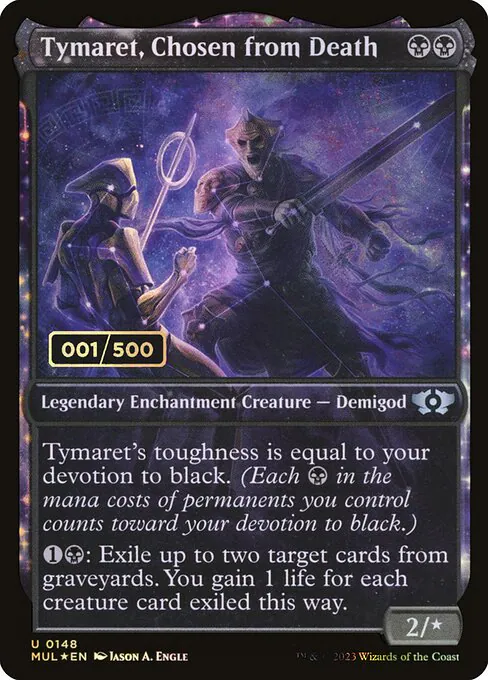 Tymaret, Chosen from Death, Multiverse Legends 148z, uncommon