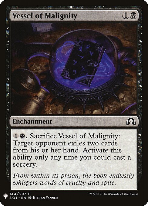 Vessel of Malignity, The List SOI-144, common