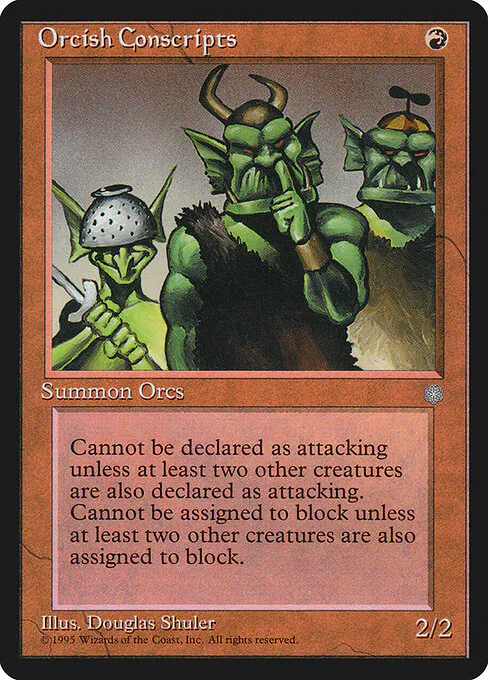 Orcish Conscripts, Ice Age 206, common
