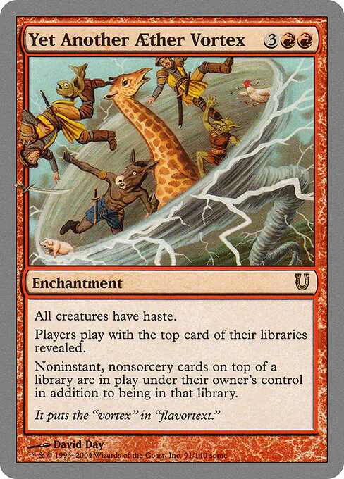 Yet Another Aether Vortex, Unhinged 91, rare