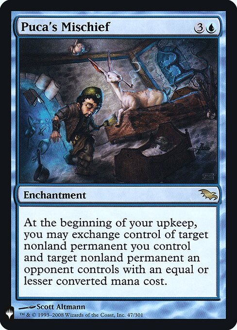 Puca's Mischief, The List SHM-47, rare