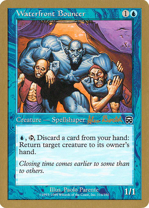 Waterfront Bouncer, World Championship Decks 2001 ab114, common