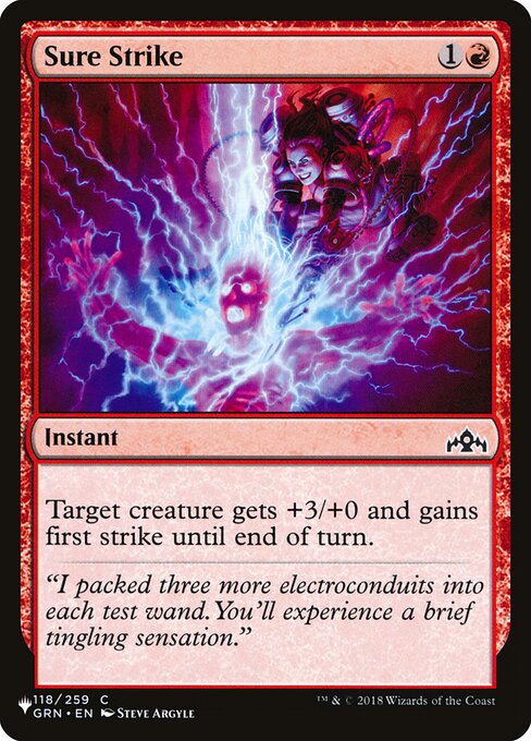 Sure Strike, The List GRN-118, common
