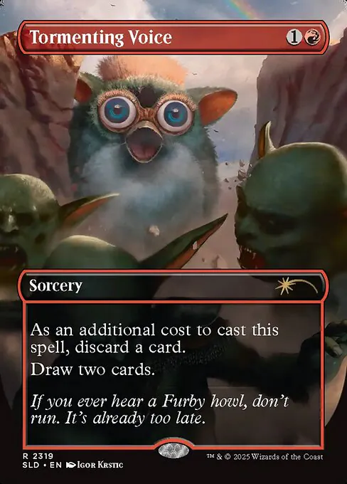 Tormenting Voice, Secret Lair Drop 2319, rare