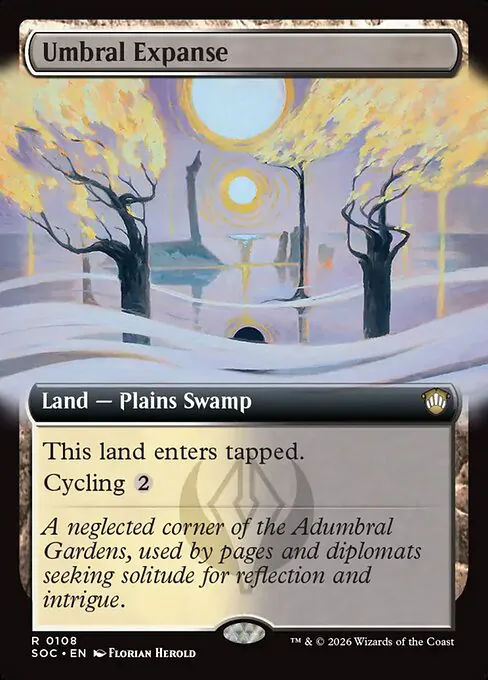 Umbral Expanse, Secrets of Strixhaven Commander 108, rare