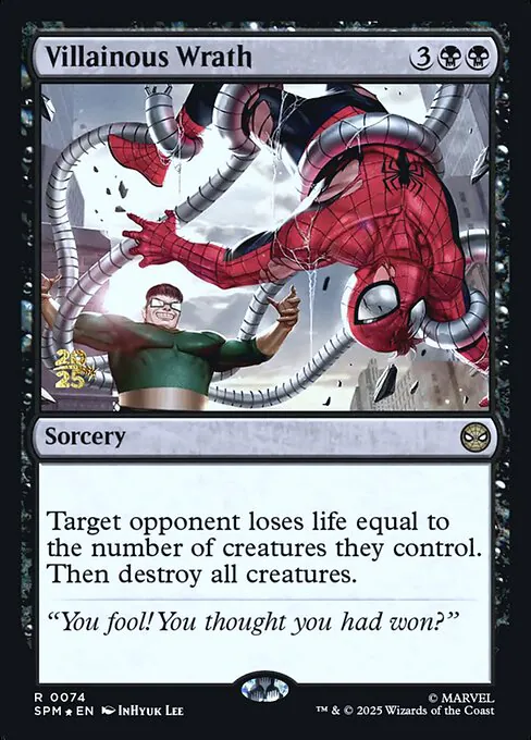 Villainous Wrath, Marvel's Spider-Man Promos 74s, rare