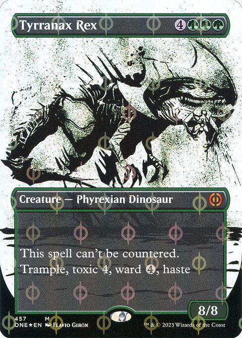 Tyrranax Rex, Phyrexia: All Will Be One 457, mythic
