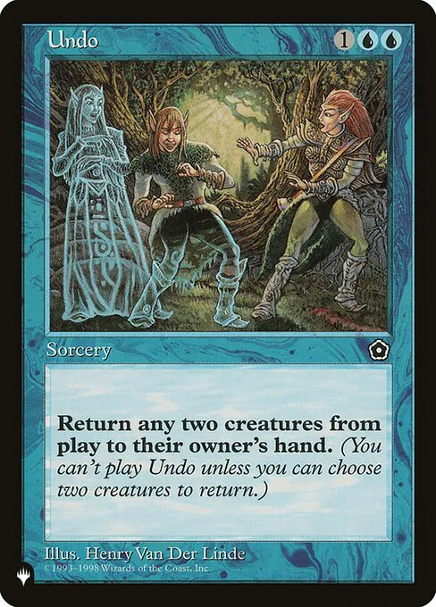 Undo, The List P02-59, uncommon