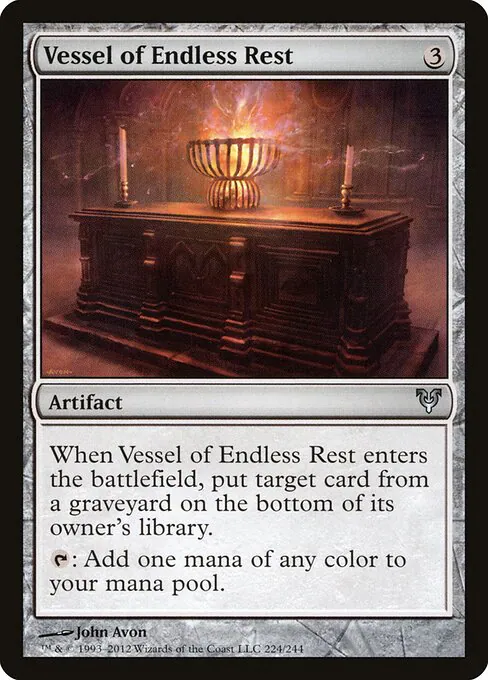 Vessel of Endless Rest, Avacyn Restored 224, uncommon