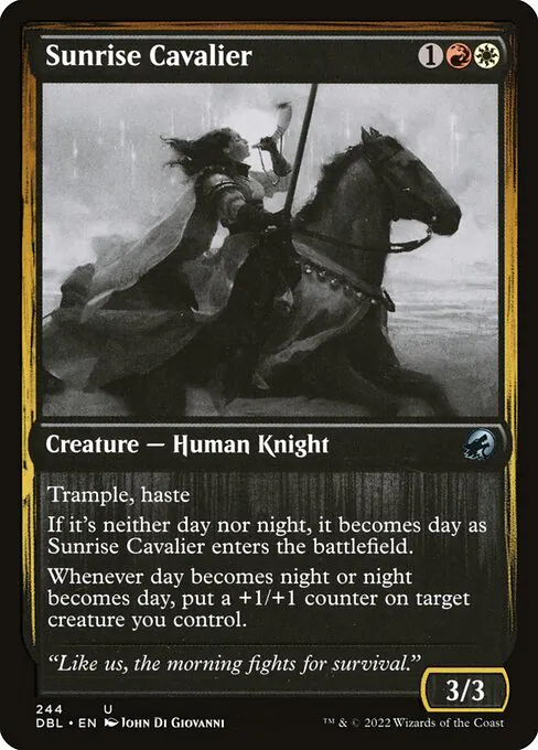 Sunrise Cavalier, Innistrad: Double Feature 244, uncommon