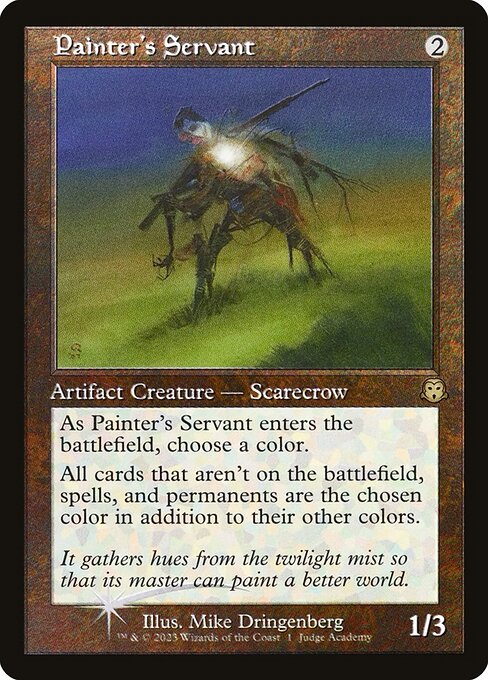 Painter's Servant, Judge Gift Cards 2023 1, rare