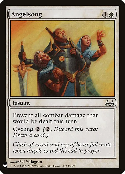 Angelsong, The List DDC-15, common