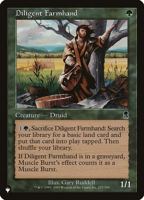 Diligent Farmhand, The List ODY-237, common