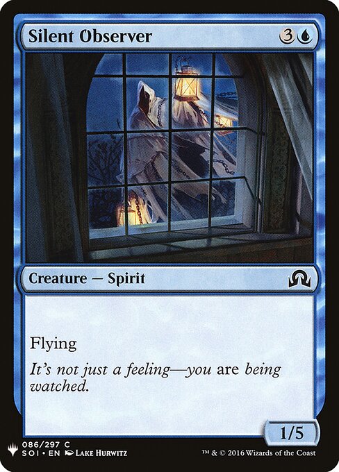 Silent Observer, The List SOI-86, common