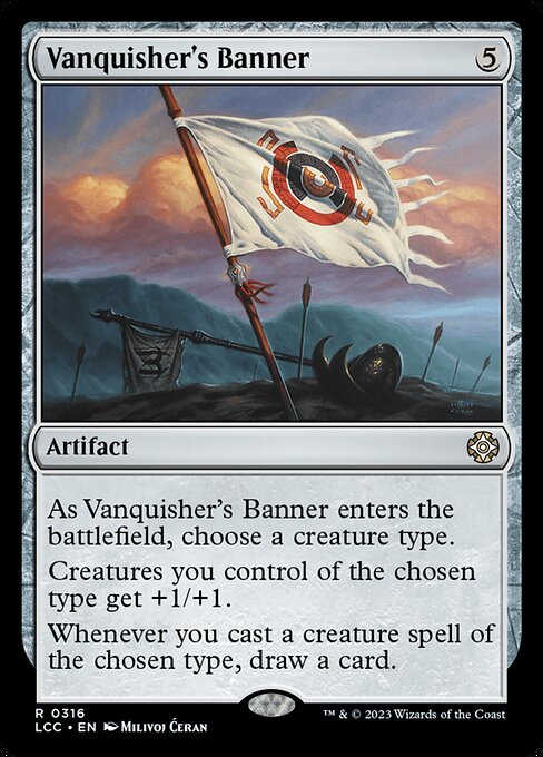 Vanquisher's Banner, The Lost Caverns of Ixalan Commander 316, rare