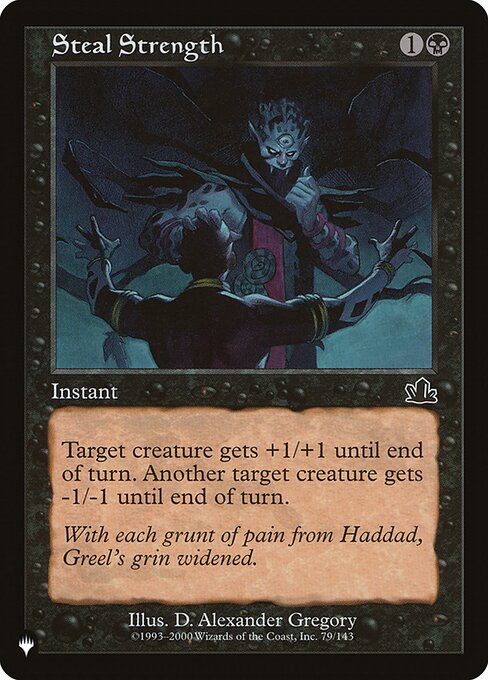 Steal Strength, The List PCY-79, common