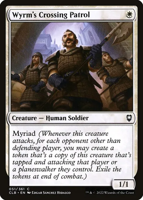 Wyrm's Crossing Patrol, Commander Legends: Battle for Baldur's Gate 51, common