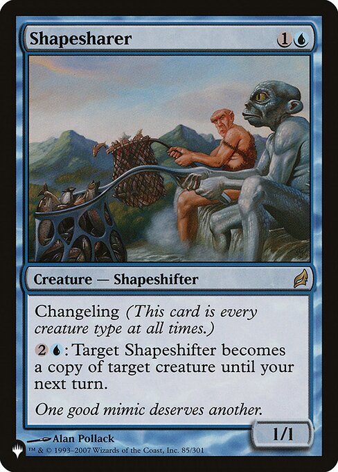 Shapesharer, The List LRW-85, rare