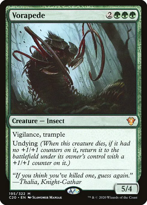 Vorapede, Commander 2020 195, mythic