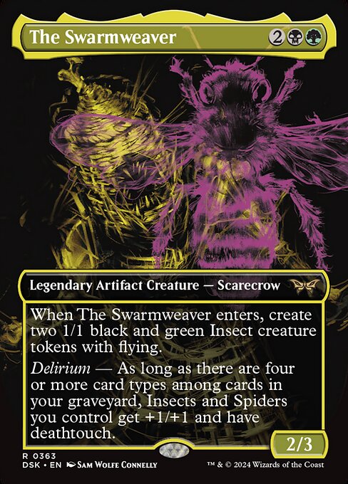 The Swarmweaver, Duskmourn: House of Horror 363, rare