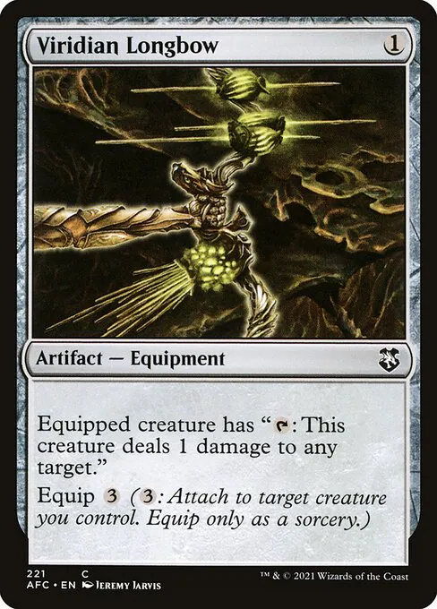 Viridian Longbow, Forgotten Realms Commander 221, common