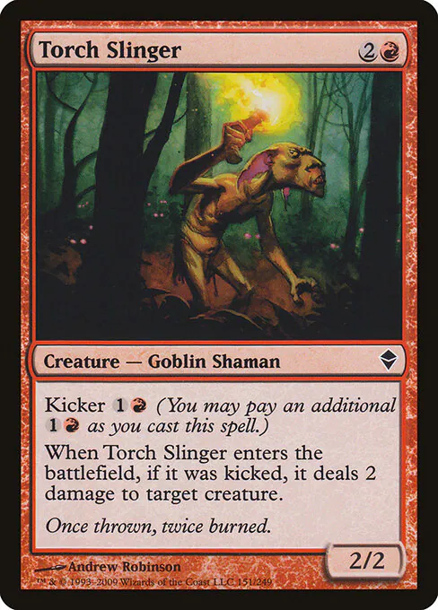 Torch Slinger, Zendikar 151, common