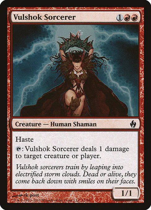 Vulshok Sorcerer, Premium Deck Series: Fire and Lightning 11, common