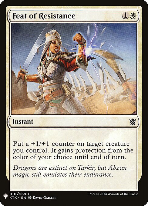 Feat of Resistance, The List KTK-10, common