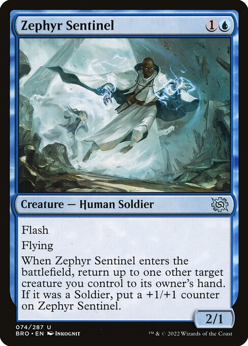 Zephyr Sentinel, The Brothers' War 74, uncommon