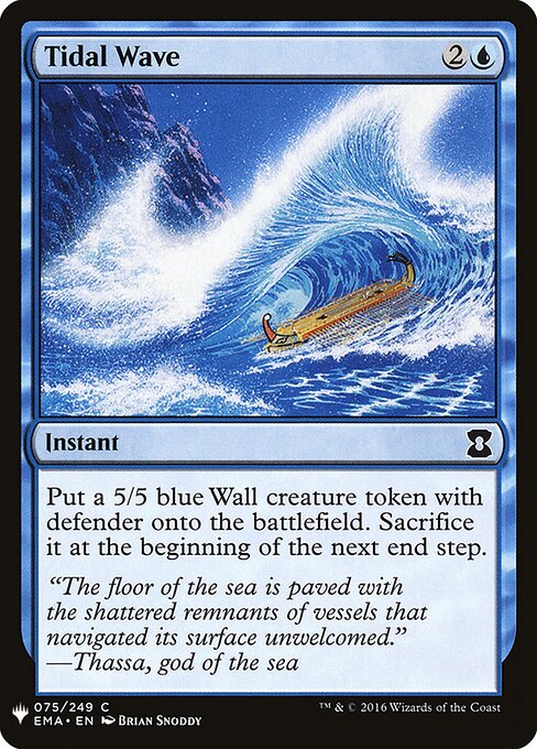 Tidal Wave, The List EMA-75, common