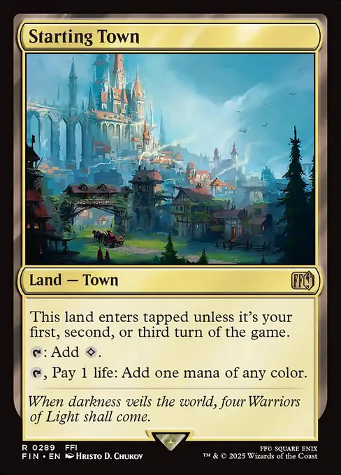 Starting Town, Final Fantasy 289, rare