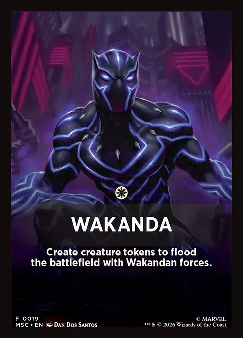 Wakanda, Marvel Super Heroes Jumpstart Front Cards 19, common