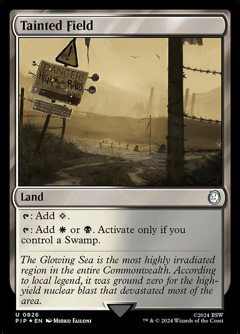 Tainted Field, Fallout 826, uncommon
