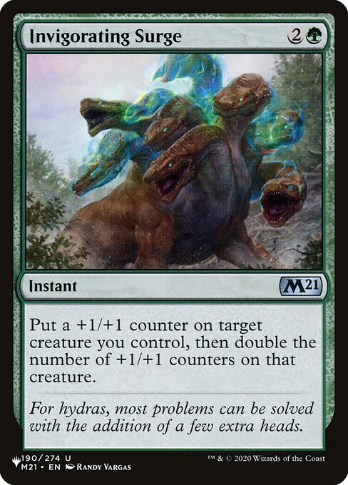 Invigorating Surge, The List M21-190, uncommon