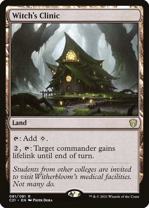 Witch's Clinic, Commander 2021 81, rare
