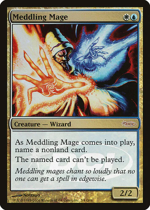 Meddling Mage, Judge Gift Cards 2006 3, rare