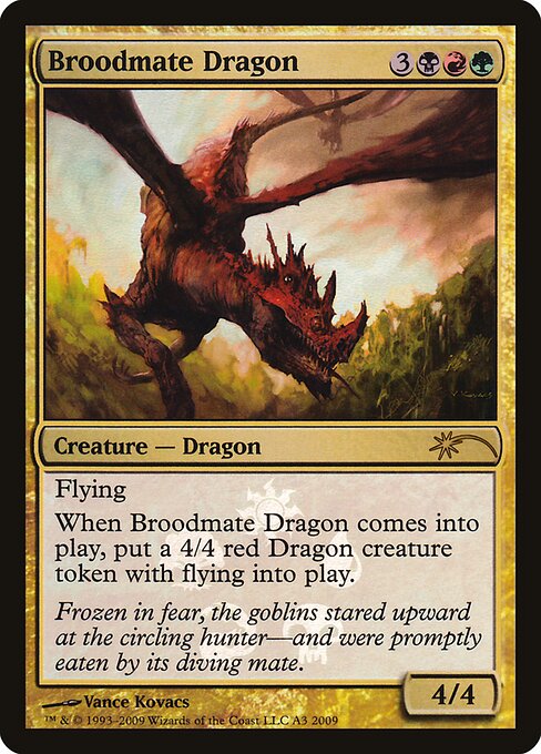 Broodmate Dragon, Shards of Alara Promos A3, rare