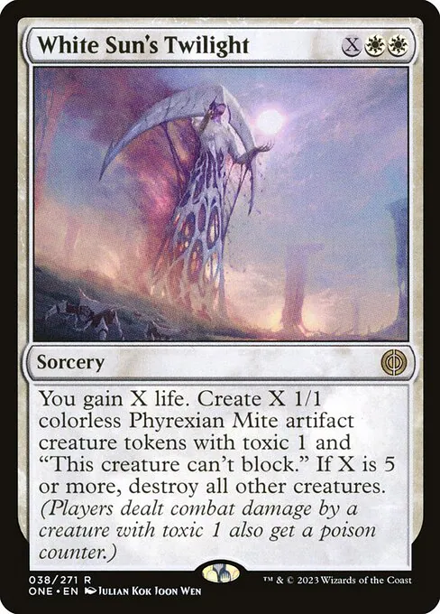 White Sun's Twilight, Phyrexia: All Will Be One 38, rare