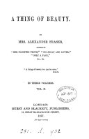 A Thing of Beauty, Mrs. Alexander Fraser