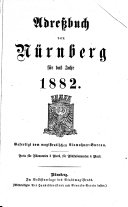 Adreßbuch von Nürnberg: 1882