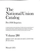 The National Union Catalog, Pre-1956 Imprints: A Cumulative Author List Representing Library of Congress Printed Cards and Titles Reported by Other American Libraries, Library of Congress