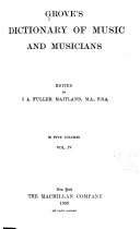 Grove's Dictionary of Music and Musicians, Sir George Grove